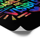 Poster Not All Disabilities Are Visible Cool Invisible Di (Coin)