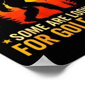 Poster Not All Who Wander Are Lost Funny Bigfoot Golfing  (Coin)