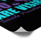 Poster Not All Wounds Are Visible Suicide Prevention Awar (Coin)