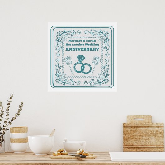 Poster Not another wedding anniversary (Cuisine)