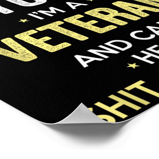 Poster Not Ignoring I'm Veteran Can't Hear Sh-t Anymore (Coin)