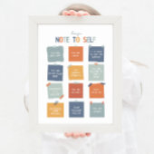 Poster Note à Self 18"X24"