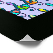 Poster note de musique imprimé décoratif (Coin)