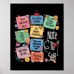 Poster Note Motivationnelle Pour L'Énergie Autopositive E