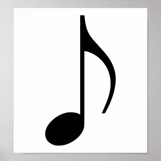 Poster Note musicale (Devant)