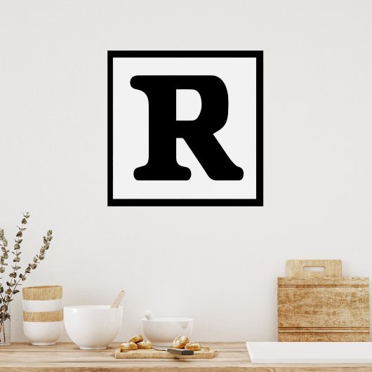 Poster Note R (Cuisine)