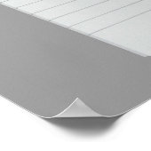 Poster Notes de carnet personnalisables (Coin)