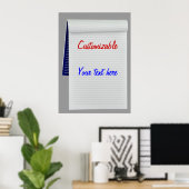 Poster Notes de carnet personnalisables (Bureau à domicile)