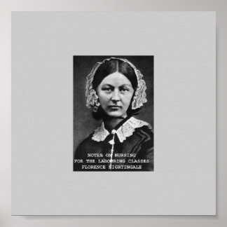 Poster Notes de Florence Nightingale