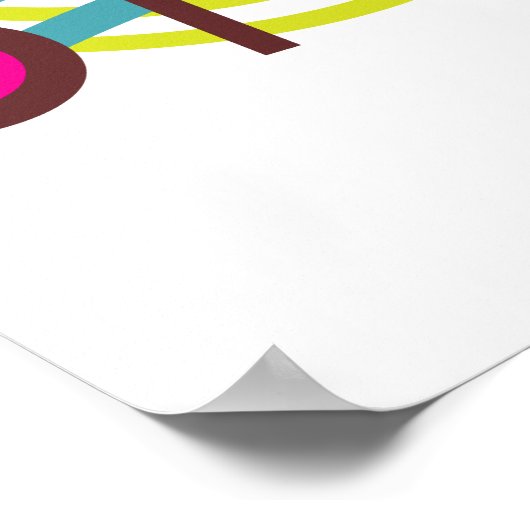 Poster Notes de musique (Coin)