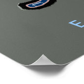 Poster notes d'éléphant et de musique (Coin)