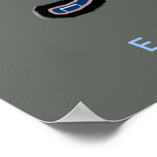 Poster notes d'éléphant et de musique (Coin)