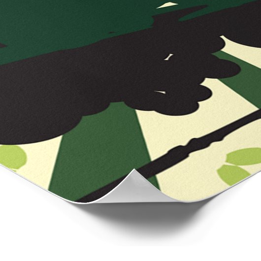 Poster Notes musicales du violon (Coin)