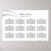 Poster Notes musicales Élégantes Graphique de siège Maria (Devant)