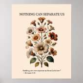 Poster Nothing can separate us from God's love wall art (Devant)