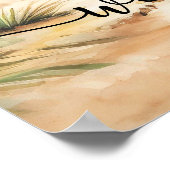 Poster Nothing Fancy Just Love Elegant Wedding Welcome (Coin)