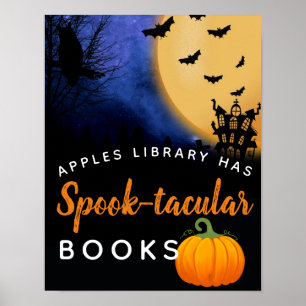 Poster Notre bibliothèque a des livres parlants classe