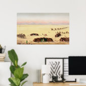 Poster Notre camp du désert (Bureau à domicile)