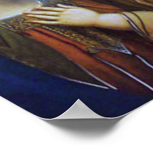 POSTER NOTRE DAME DE BONNE AVOCAT IMAGE DÉVOTIONNELLE. (Coin)