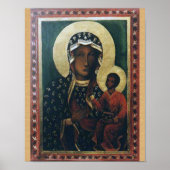 Poster Notre-Dame de Czestochowa, image dévotionnelle, (Devant)