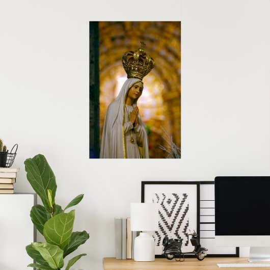 Poster Notre-Dame de Fatima (Bureau à domicile)