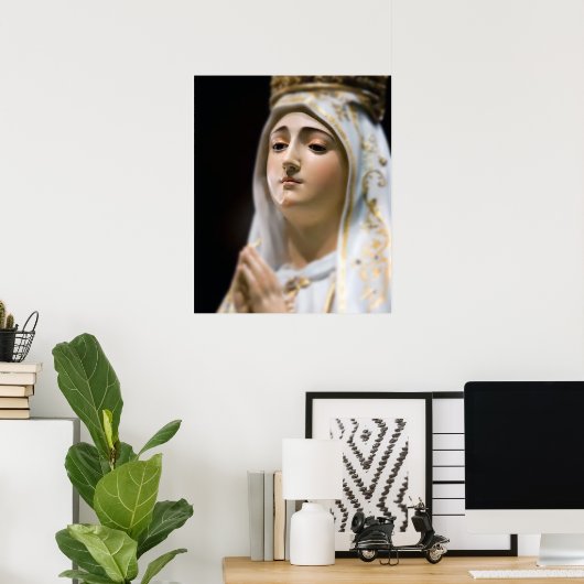 POSTER NOTRE DAME DE FATIMA (Bureau à domicile)