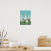Poster Notre-Dame de Fatima et les trois bergers (Cuisine)