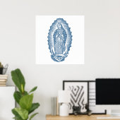Poster Notre-Dame de Guadalupe (Bureau à domicile)