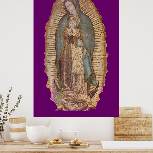 POSTER NOTRE DAME DE GUADALUPE (Cuisine)