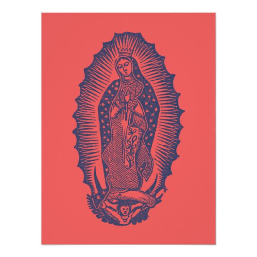 Poster Notre-Dame de Guadalupe (Devant)