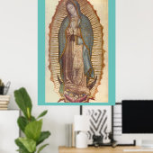 Poster Notre-Dame de Guadalupe (Bureau à domicile)