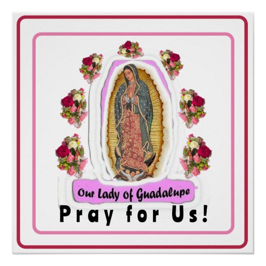 Poster Notre-Dame de Guadalupe (Devant)