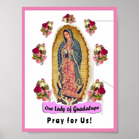 Poster Notre-Dame de Guadalupe (Devant)
