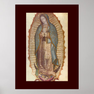 POSTER NOTRE DAME DE GUADALUPE (40X53 DE PLUS)