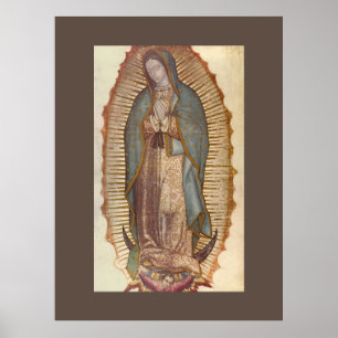 POSTER NOTRE DAME DE GUADALUPE (40X53 DE PLUS)