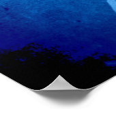 POSTER NOTRE-DAME DE GUADALUPE BLEU (Coin)