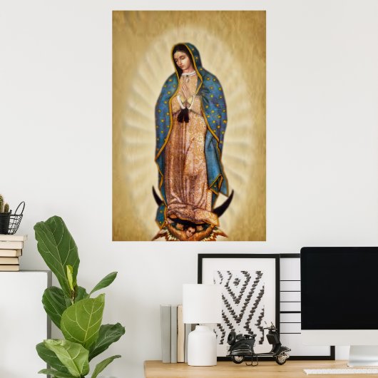 Poster Notre-Dame de Guadalupe Image de dévotion (Bureau à domicile)