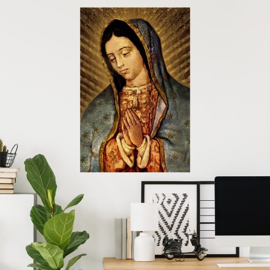 Poster Notre-Dame de Guadalupe Image de dévotion (Bureau à domicile)