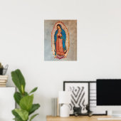 Poster Notre-Dame de Guadalupe La Morenita (Bureau à domicile)