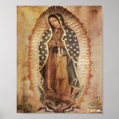 Poster Notre-Dame De Guadalupe Mère Marie (Devant)