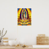 Poster Notre-Dame de Guadalupe Mexique Vierge Marie (Cuisine)