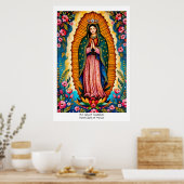 Poster Notre-Dame de Guadalupe Patron Saint du Mexique (Cuisine)