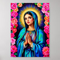 Notre-Dame de Guadalupe priant Vierge Marie Vibran