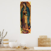 Poster Notre Dame de Guadalupe Tilma Image 12x36 Virgen (Cuisine)