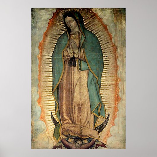 Poster Notre Dame de Guadalupe Tilma réplique de l'affich (Devant)