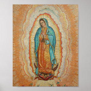 Poster Notre Dame De Guadalupe Version