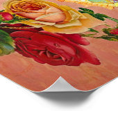 Poster Notre-Dame de Guadalupe Vierge Marie coin rose (Coin)