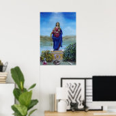 Poster NOTRE DAME DE LA LUMIÈRE Vierge de l'Immaculée Con (Bureau à domicile)