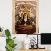 Poster Notre-Dame de la Sainte Grotte (Bureau à domicile)