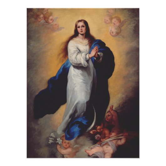 Poster Notre-Dame de l'Immaculée Conception (Devant)